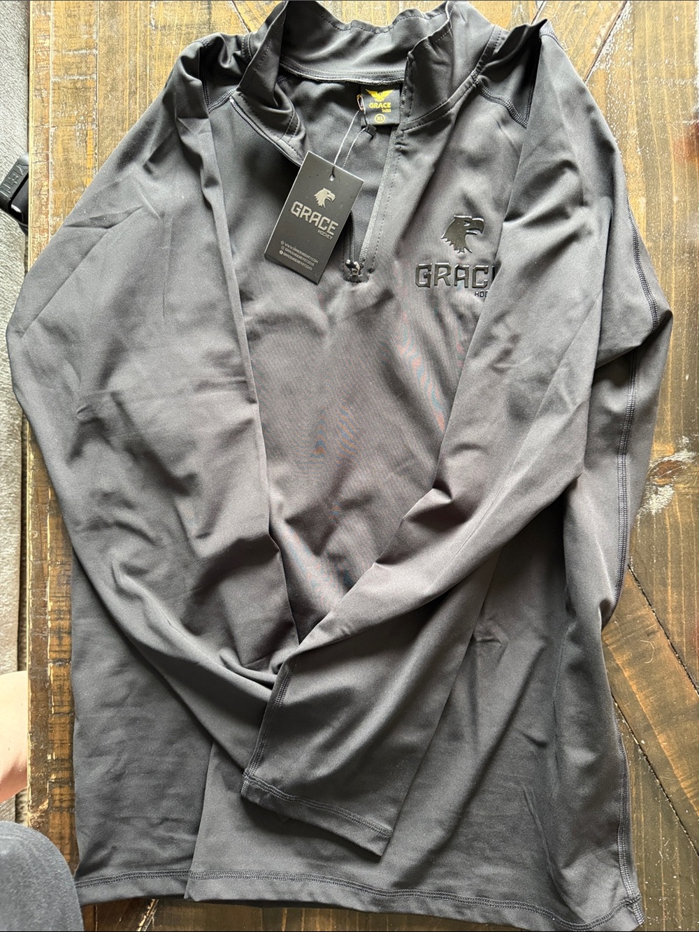 Three quarter zip!